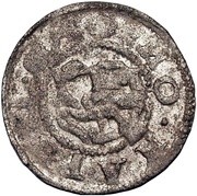 1 Schilling - Magnus Hapsal; four-sectioned shield reverse image