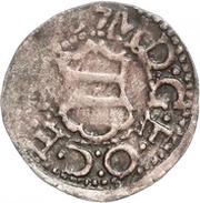1 Schilling - Magnus Arensburg; lined shield obverse image