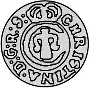 1 Solidus - Christina obverse image