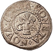 1 Öre - Gustav II Adolf Without shield, Estonia, 1622 obverse image