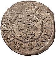 1 Öre - Gustav II Adolf Without shield, Estonia, 1622 reverse image