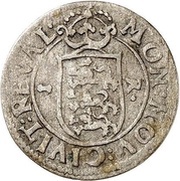 1 Rundstück - Carl XI Lion facing right reverse image