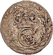 1 Rundstück - Carl XI With ribbon obverse image