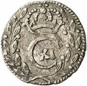 1 Rundstück - Carl XI With cross and with value obverse image