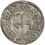 1 Ferding - Eric XIV Type 1; without crown, Estonia, 1561-1562 reverse image