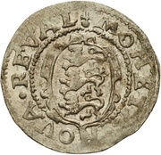 1 Ferding - Johan III Smooth shield, Estonia, 1568-1592 reverse image