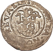 1 Ferding - Johan III Wavy shield, Estonia, 1568-1592 reverse image