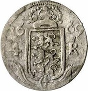 4 Rundstück - Carl XI reverse image