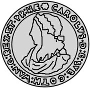 2 Mark - Carl XI 1st shield obverse image