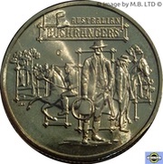 1 Dollar - Elizabeth II 4th Portrait - Australia's Bushrangers, Australia, 2019 reverse image