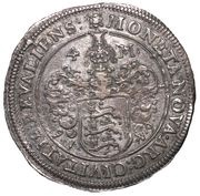 4 Mark - Carl XI 1st shield, Estonia, 1664 reverse image