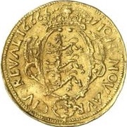 1 Ducat - Carl XI 1st portrait reverse image