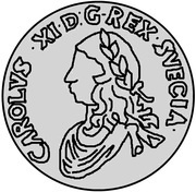 2 Ducats - Carl XI Trial strike obverse image