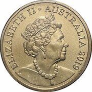1 Dollar - Elizabeth II 6th Portrait - Australian Coinage Portrait 1998-2019 obverse image