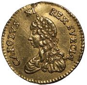 5 Ducats - Carl XI 2nd portrait obverse image