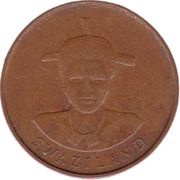 1 Cent - Mswati III 1st portrait obverse image