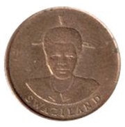 1 Cent - Mswati III 1st portrait obverse image
