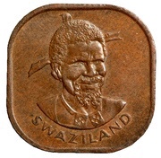 2 Cents - Sobhuza II obverse image