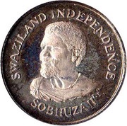 5 Cents - Sobhuza II Independence obverse image