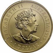 1 Dollar - Elizabeth II 6th Portrait - England to Australia - G-EAOU obverse image