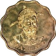 5 Cents - Sobhuza II obverse image