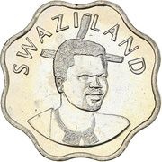 10 Cents - Mswati III 2nd portrait obverse image