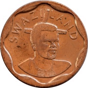 10 Cents - Mswati III 2nd portrait obverse image