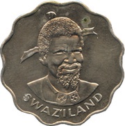 20 Cents - Sobhuza II FAO obverse image