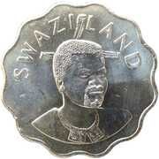 20 Cents - Mswati III 2nd portrait obverse image