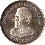 50 Cents - Sobhuza II Independence obverse image