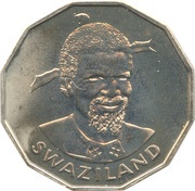 50 Cents - Sobhuza II obverse image