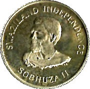1 Luhlanga - Sobhuza II Independence obverse image