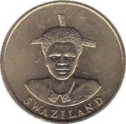 1 Lilangeni - Mswati III 1st portrait obverse image
