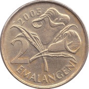 2 Emalangeni - Mswati III reverse image