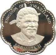 5 Emalangeni - Sobhuza II 75 Anniversary of the King obverse image