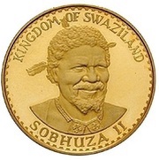5 Emalangeni - Sobhuza II 75 Anniversary of the King obverse image