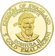5 Emalangeni - Sobhuza II Silver Jubilee obverse image
