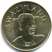 5 Emalangeni - Mswati III Central Bank obverse image