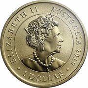 1 Dollar - Elizabeth II 6th Portrait - Welcome Stranger obverse image
