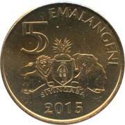 5 Emalangeni - Mswati III reverse image