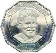 7½ Emalangeni - Sobhuza II 75th Anniversary obverse image