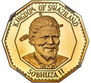 20 Emalangeni - Sobhuza II 75 Anniversary of the King obverse image