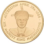 250 Emalangeni - Mswati III Accession of King Makhosetive obverse image