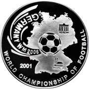 500 Afghanis 2006 FIFA World Cup reverse image