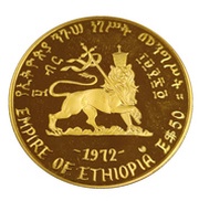50 Dollars Emperor Menelik II obverse image