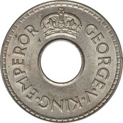 ½ Penny - George V obverse image