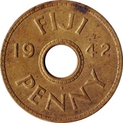 1 Penny - George VI reverse image