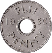 1 Penny - George VI reverse image