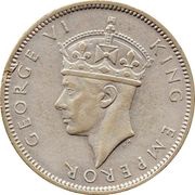 1 Shilling - George VI obverse image