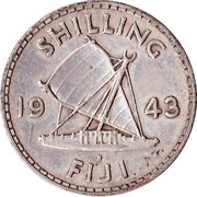 1 Shilling - George VI reverse image